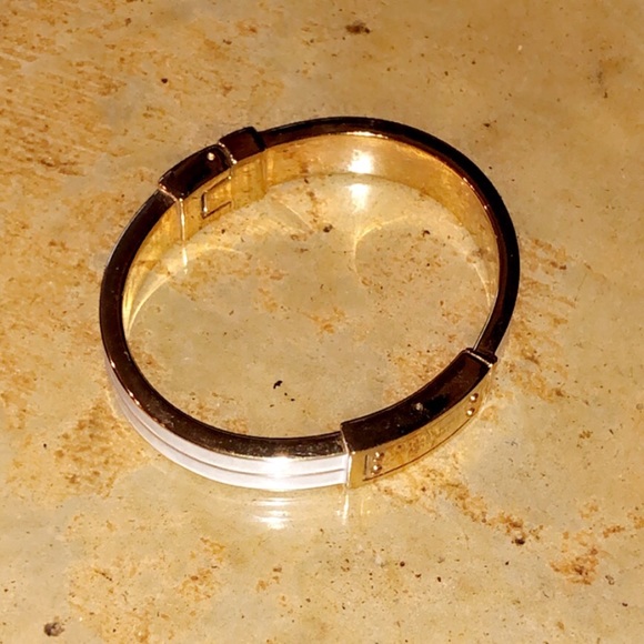 Michael Kors White/Gold Bangle - Picture 2 of 3